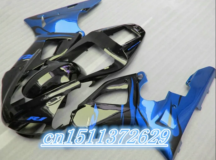 

Комплект сине-черных обтекателей для Yamaha Yzf-r1 1998 1999 YZF-R1 YZF R1 98 99 1998 1999, комплект обтекателей motocicletas