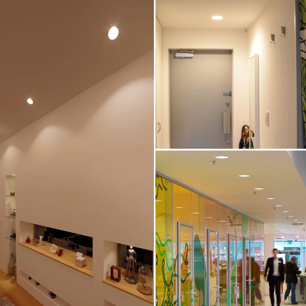 أضواء السقف LED Dowmlight التيار المتناوب 220 فولت جولة راحة LED أسفل ضوء بقعة مصباح السقف 9 واط 13 واط 19 واط 22 واط إضاءة داخلية