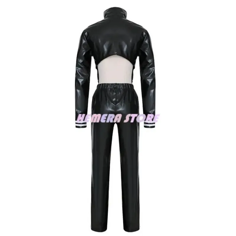 2025 New Anime Tokyo Ghoul Ken Kaneki Cosplay Dress Halloween Costumes For Women Touka Kirishima PU Leather Black F ❤ ❤ $zz
