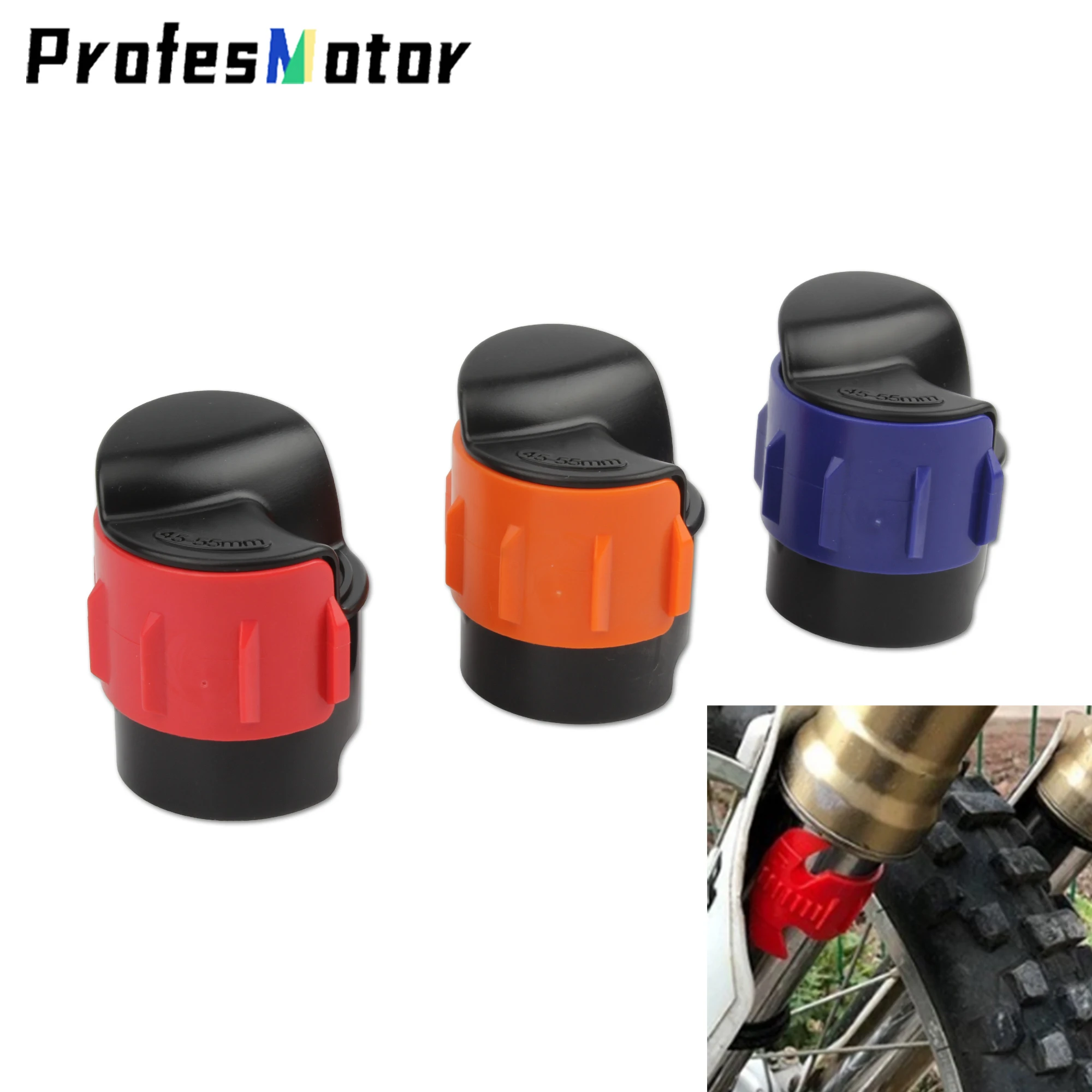 

Motorcycle Front Fork Protection Tool MotorBike for 45-55mm Oil Seal Fork Shock Absorber Repair Enduro Motocross Modified Parts