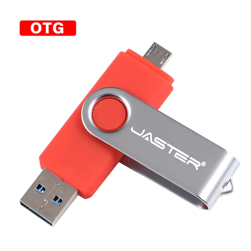 Pamięć flash USB OTG o dużej pojemności 128 GB o rzeczywistej pojemności 64 GB obrotowa pamięć kreatywny prezent biznesowy dyski USB