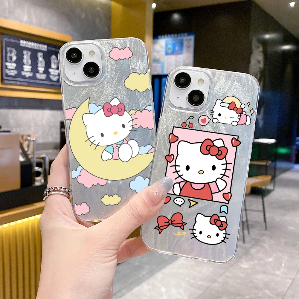 Cute Cat Hello K-Kitty Phone Case FOR OPPO REALME A1K Q C3 I C2 NOTE 50 NARZO 60 X N55 N53 50 I A 40 30 20 10 A PRO PRIME