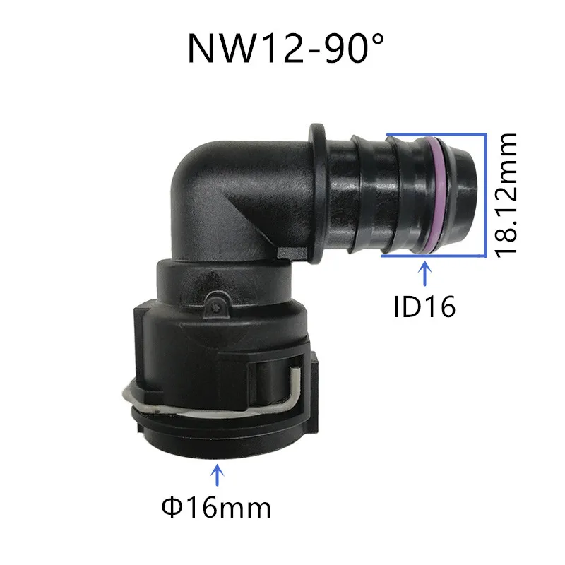 NW12 connector water pipe connector Cooling water warm pipe fittings elbow joint with high quality 1pcs