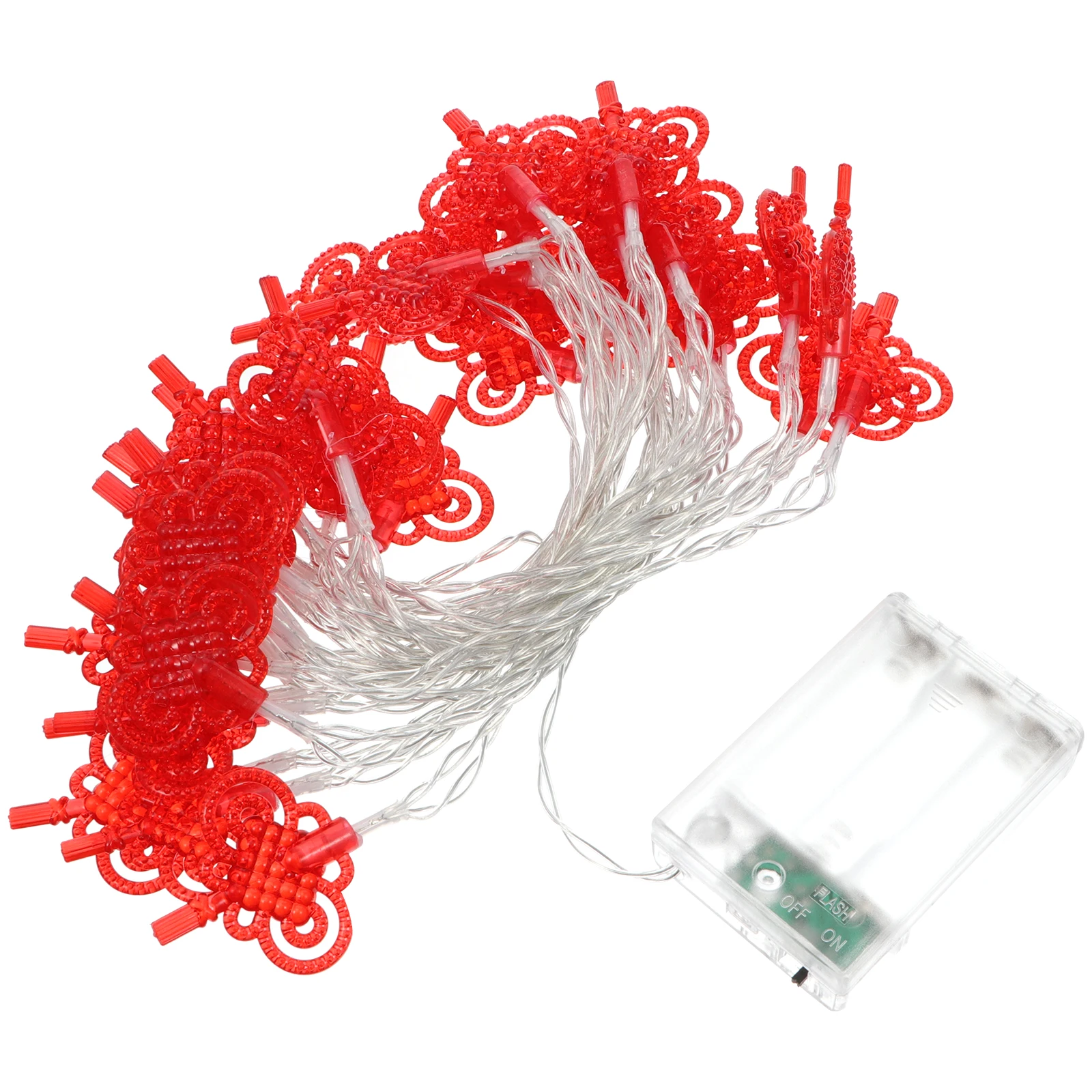

1pc Chinese Knot LED String Lights New Year Decorations Warm Festive Atmosphere Indoor Outdoor Party Hanging Elements LED String