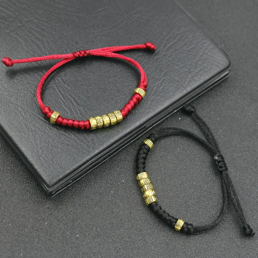 Tibetan Buddhist Rope Woven Bracelet Men Red Thread Charm Couple Friendship Bracelets For Women Girl Jewelry Buddha Pulseira