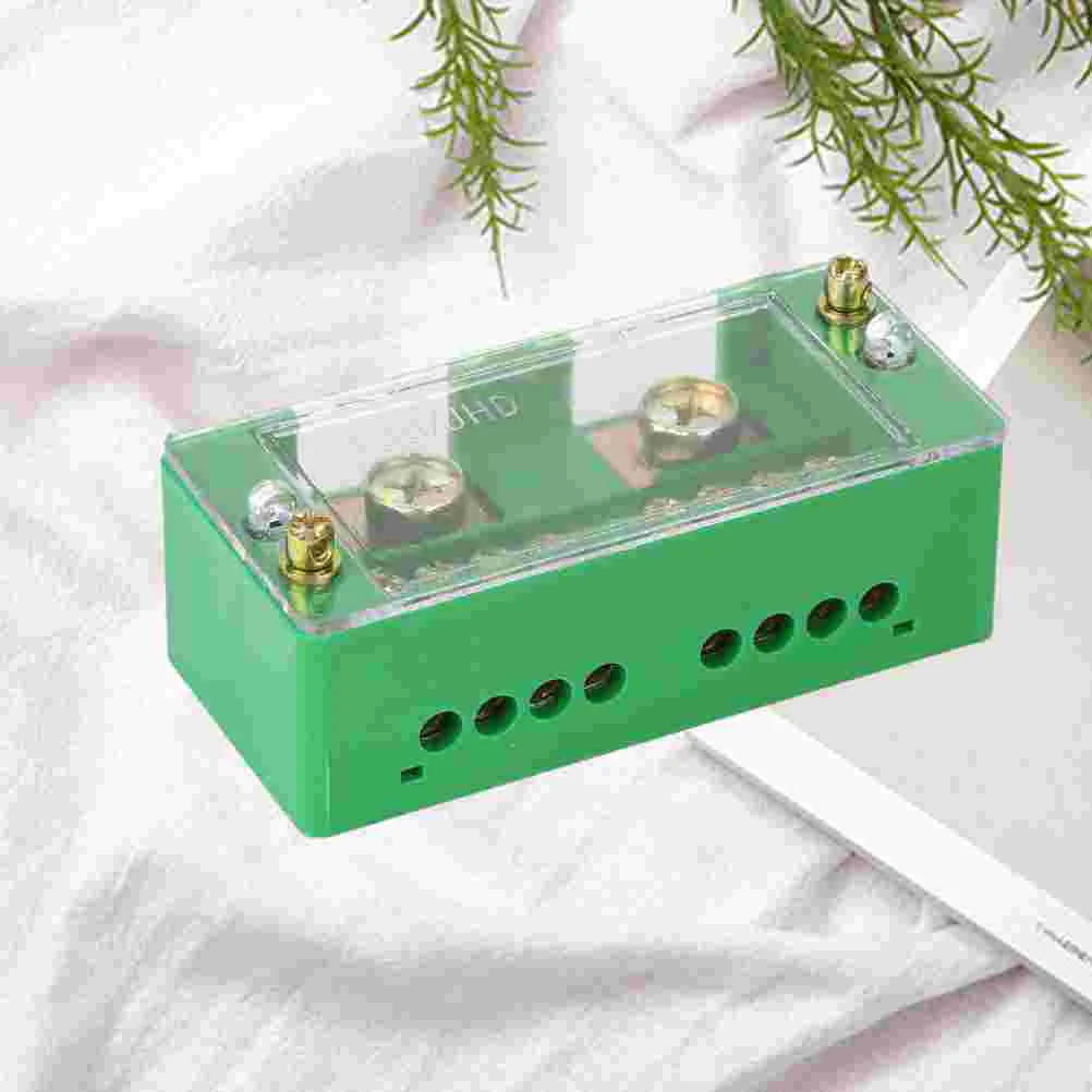 Two-in and Eight-out Single-phase Splitter Box Junction Box Home Mounted Zero- Splitter Wire Terminal Block