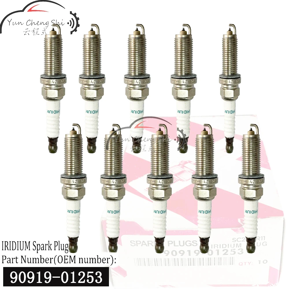 New Iridium Spark Plug 90919-01253 SC20HR11 For Toyota Corolla Prius Lexus 9091901253 SC20HR-11