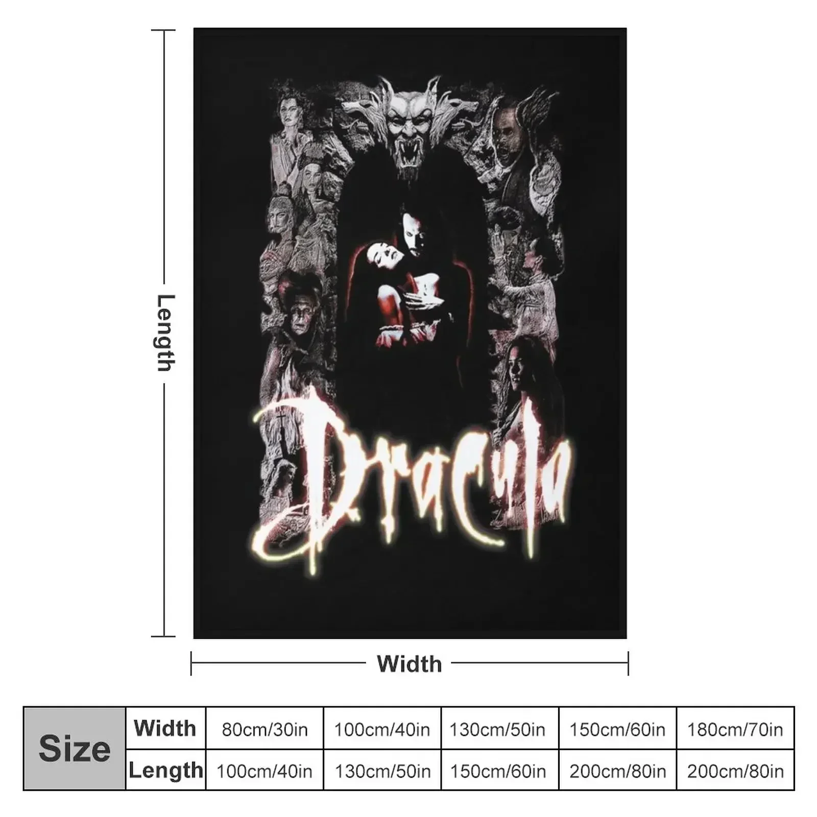 Bram Stoker&x27;s Dracula Classic . Throw Blanket christmas gifts Travel Blankets