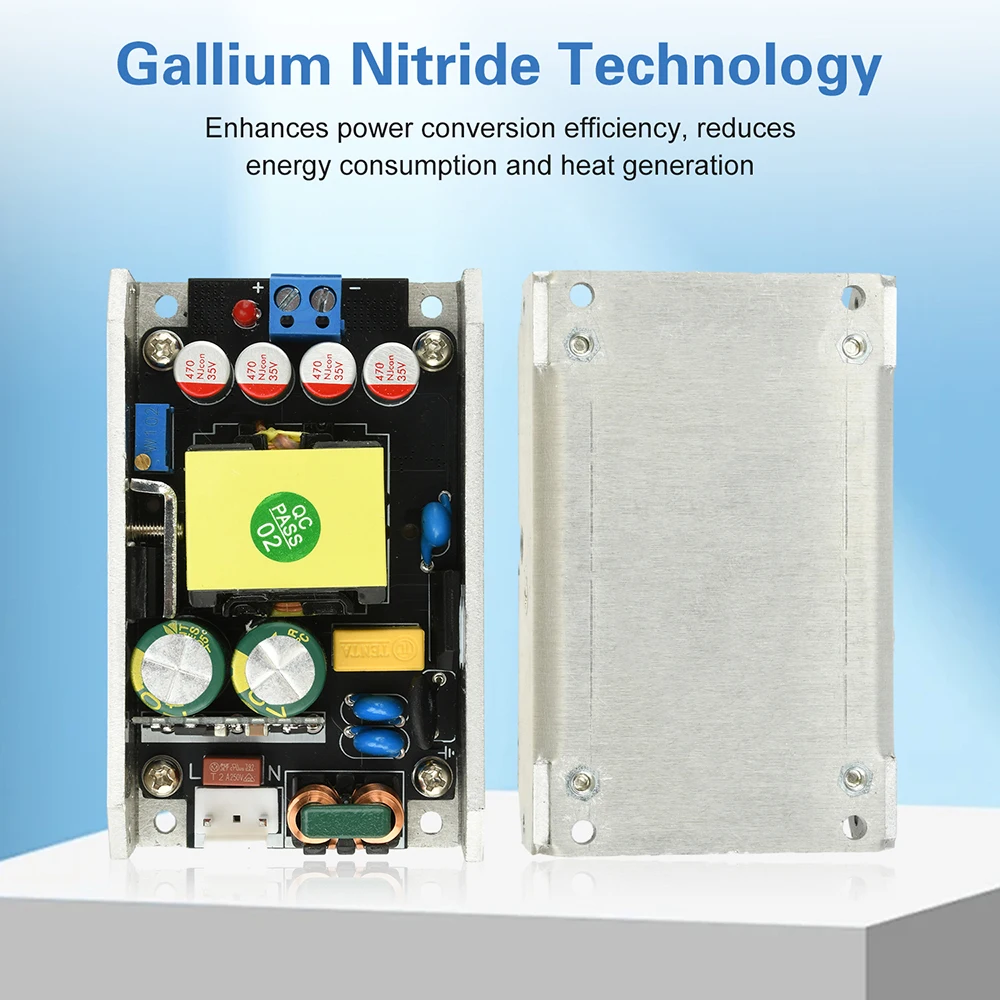 Kompaktes Galliumnitrid-Leistungsmodul 100W/150W Schaltnetzteil AC 95-265V zu DC 12/24V AC 170-265V zu DC 12/24V