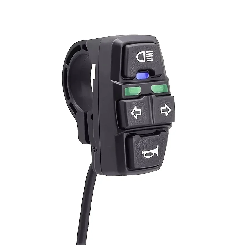 3 في 1 مفتاح للدراجات النارية تشغيل وإيقاف المصابيح الأمامية مفتاح التوجيه ملحقات تعديل الدراجة النارية