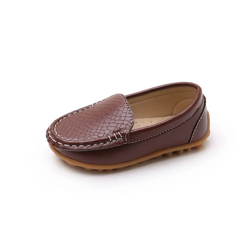JGSHOWKITO 2026 Brandneue Jungen Casual Loafers Modische Klassische Weiche PU Slip-on Kinder Hochzeit Party Leder Flats Mokassins Trendy – Detail 28