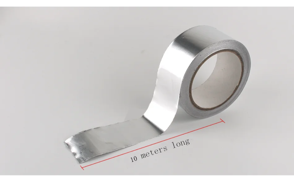 300mm Wide Thermal Resist Duct Repairs High Temperature Resistant Foil Adhesive Tape Useful Aluminium Foil Adhesive Sealing Tape