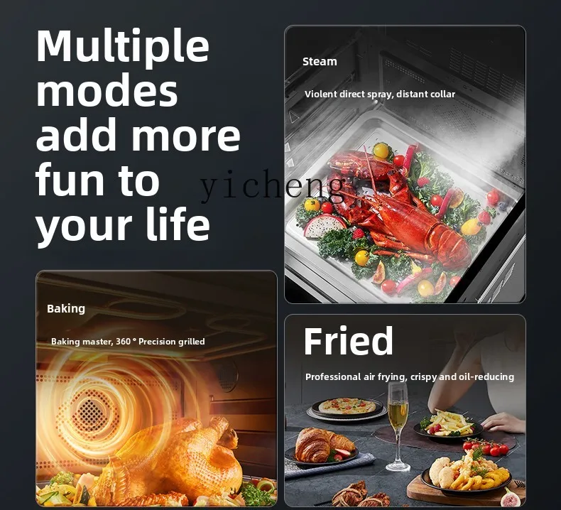 XL K1 embedded steaming oven fully embedded steaming and baking all-in-one machine Multifunctional baking, frying and stewing