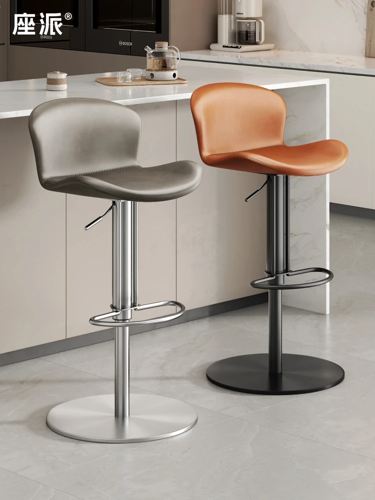 

Bar chair lift light luxury high stool bar stool home backrest high