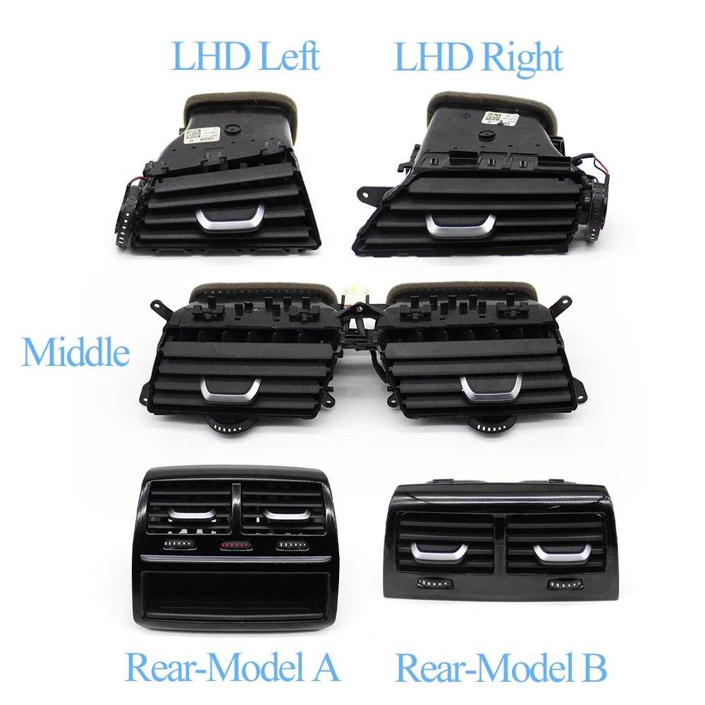 ​98% NEW LHD Car Front Left Right Middle Rear AC Vent Grille Outlet Assembly For BMW 5S M5 6GT G30 G31 G38 F90 G32 2016-2024