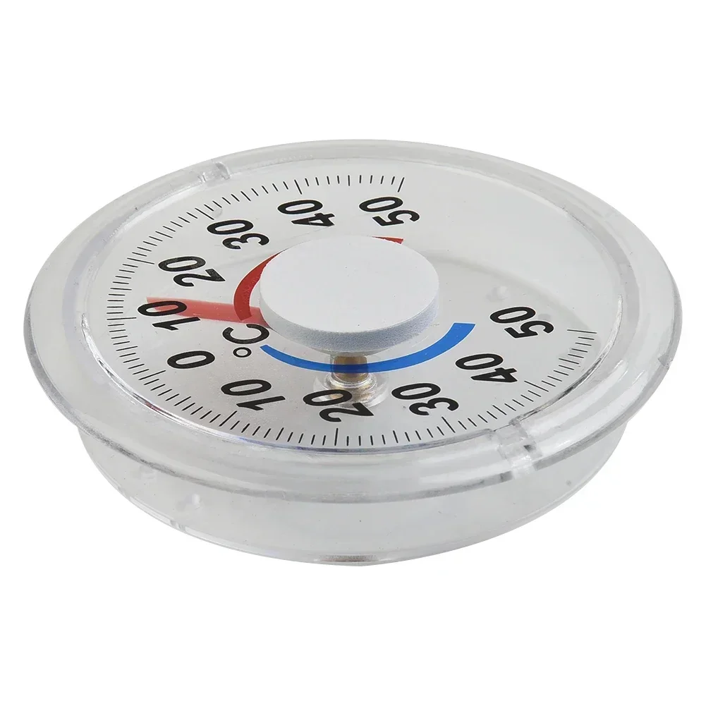 

Circular Thermometer Shutter Transparent For Window Greenhouse High Accuracy Indoor And Outdoor Round Thermometer