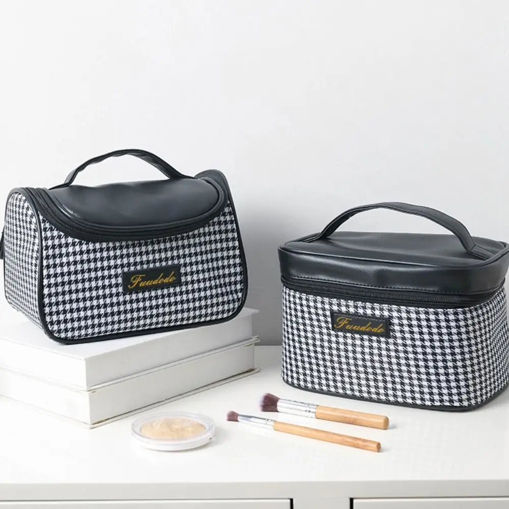 

Qianniao Grid дорожная косметичка водонепроницаемая влагостойкая прочная сумка для хранения портативная большая вместительная косметичка большой вместимости