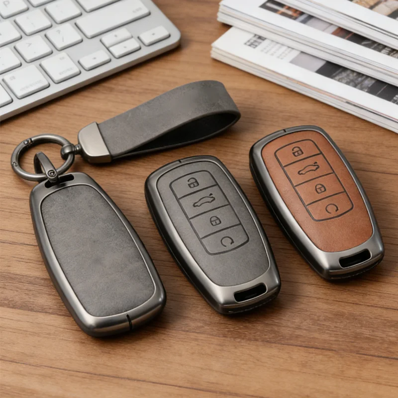 Retro for Chery Tiggo 8plus Tiggo 8 New 5 Plus 7pro Max Omoda 5 C5 Remote Car Key Case Cover Fob Holder Accessories