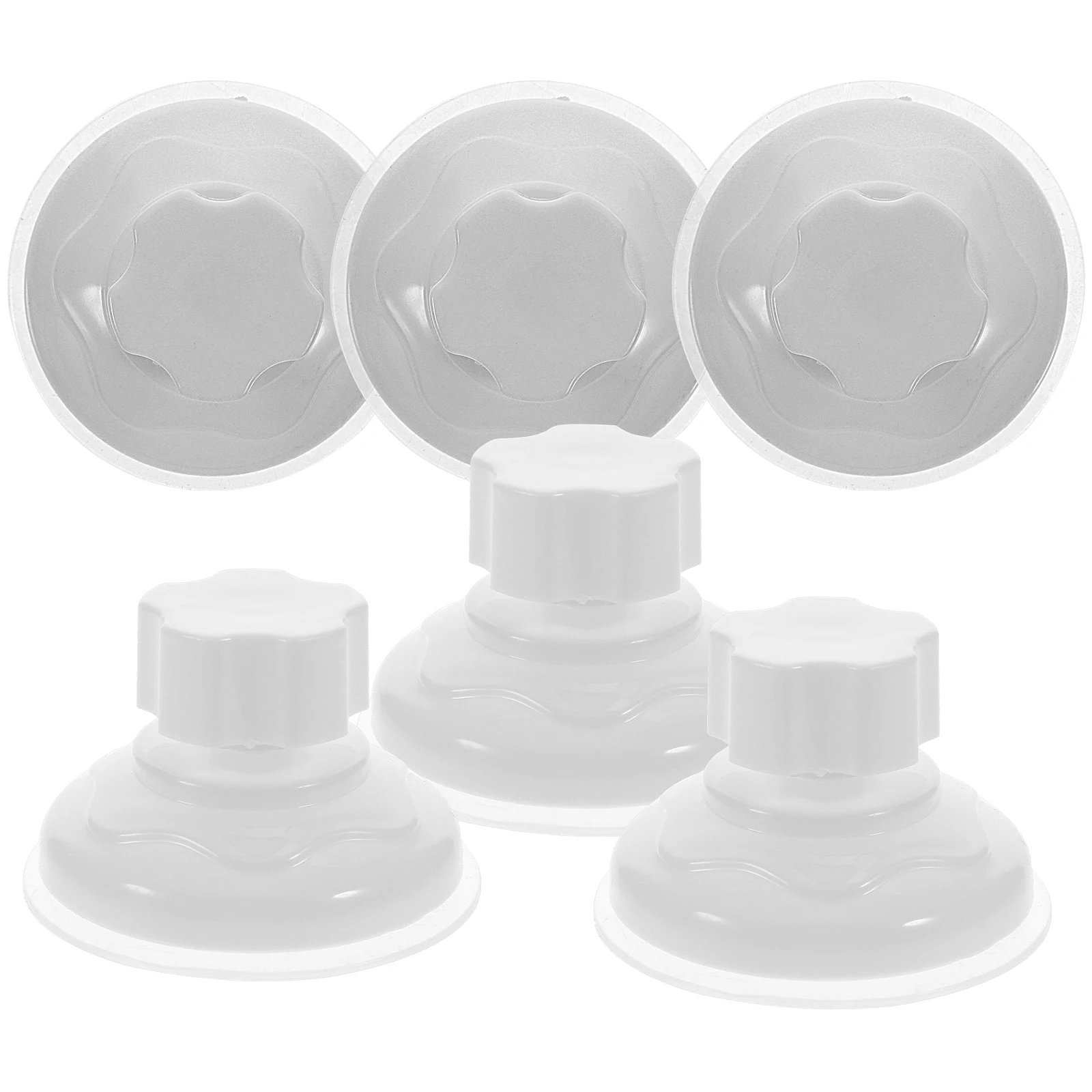 

6pcs Suction Cup Turtle Platform Bird Perch Window Accessory White Large ABS Strong Adhesion Fish Tank Pet Supplies