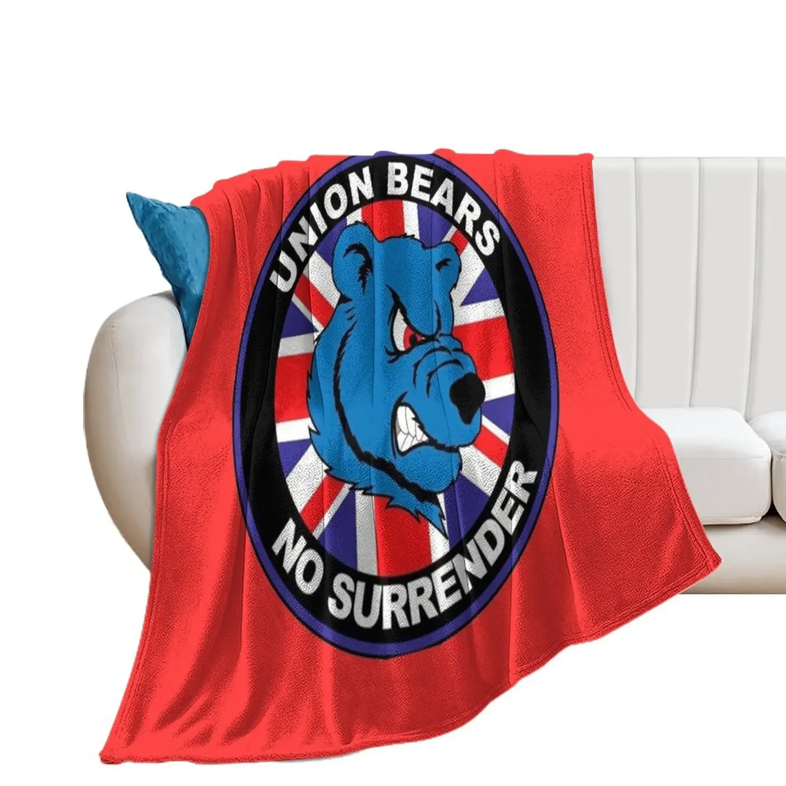 

union bears rangers Throw Blanket Softest Decorative Sofas Blankets