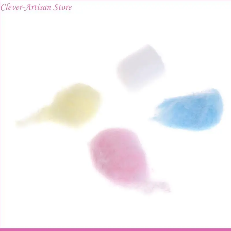 E06B Hamster Cozy Hamster Cotton Balls สีสันสดใสอุ่นบ้านสัตว์เลี้ยงขนาดเล็กทำรังนกที่ไม่เป็นอันตราย