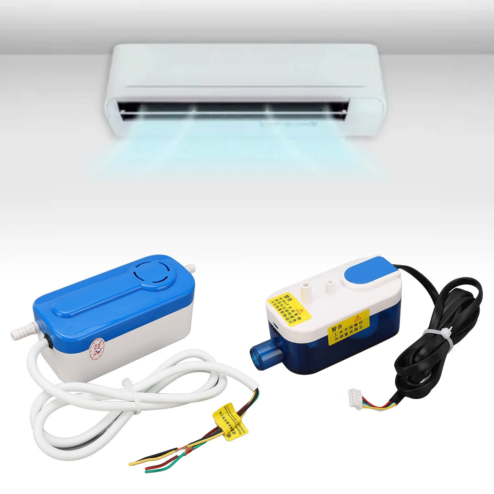 Pompe de condensat d'air cvc, Mini fente Portable automatique pour climatiseur AC110-240V 24L/h pour déshumidificateur de four