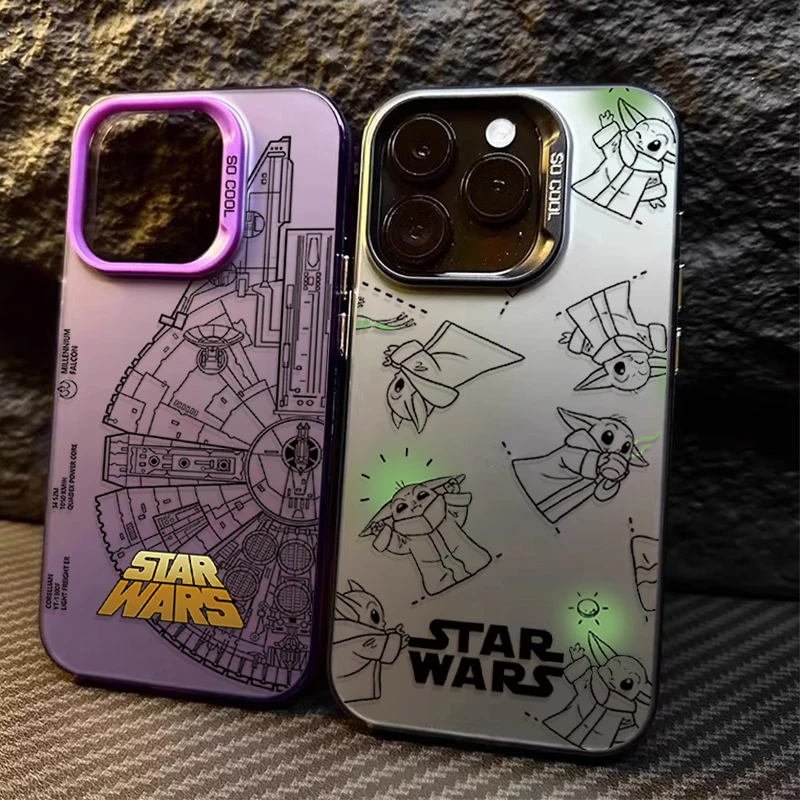 Matte Hard Case for Samsung Galaxy S24 S23 S22 S21 Ultra Plus FE A54 A34 A24 A14 A73 A53 A33 5G Note 20 Stars W-Wars Anime Cover