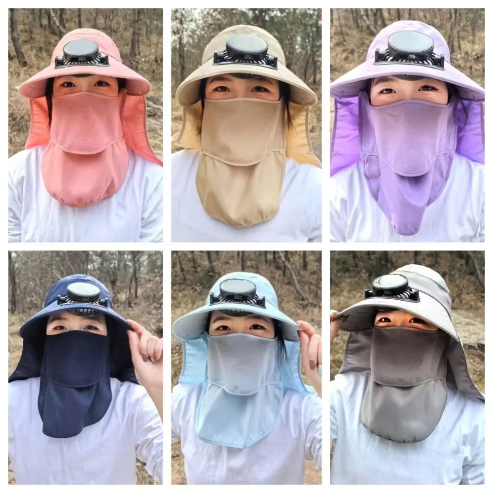 2026 New Upgrade Quick Dry Solar Fan Hat Breathable Solar Charging Summer Fan Visor Cap Lightweight UV Protection Cooling Fisher
