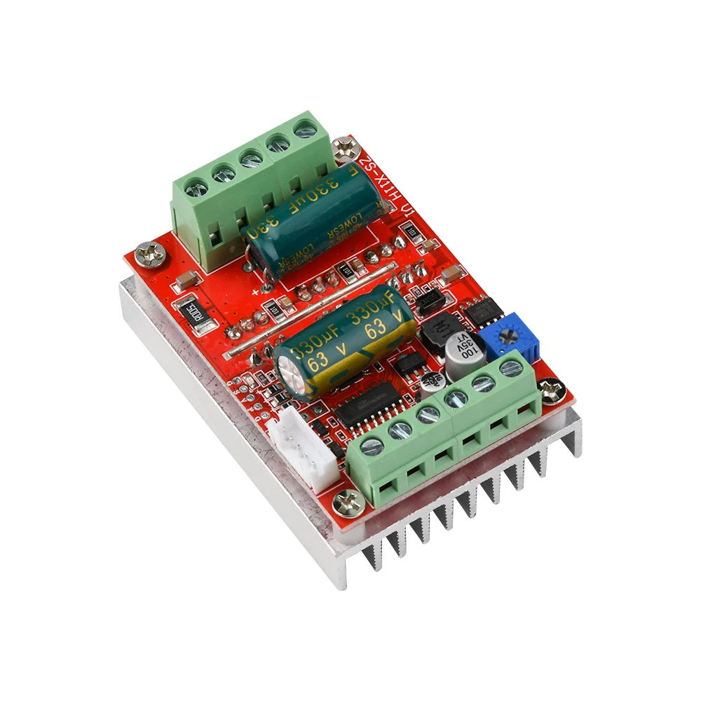 DC 6-60V 400W BLDC Three Phase DC Brushless Motor Controller PWM Hall Motor Control Driver Board 12V 24V 48V