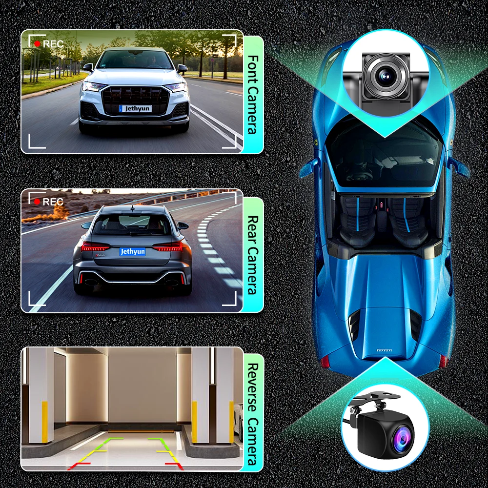 Imagebon Android 13 4G 10.26 Inch Dash Cam 6+128G 8 Core ADAS 5G WiFi Car DVR GPS FM 24H Parking Monitor Mirror Video Recorder