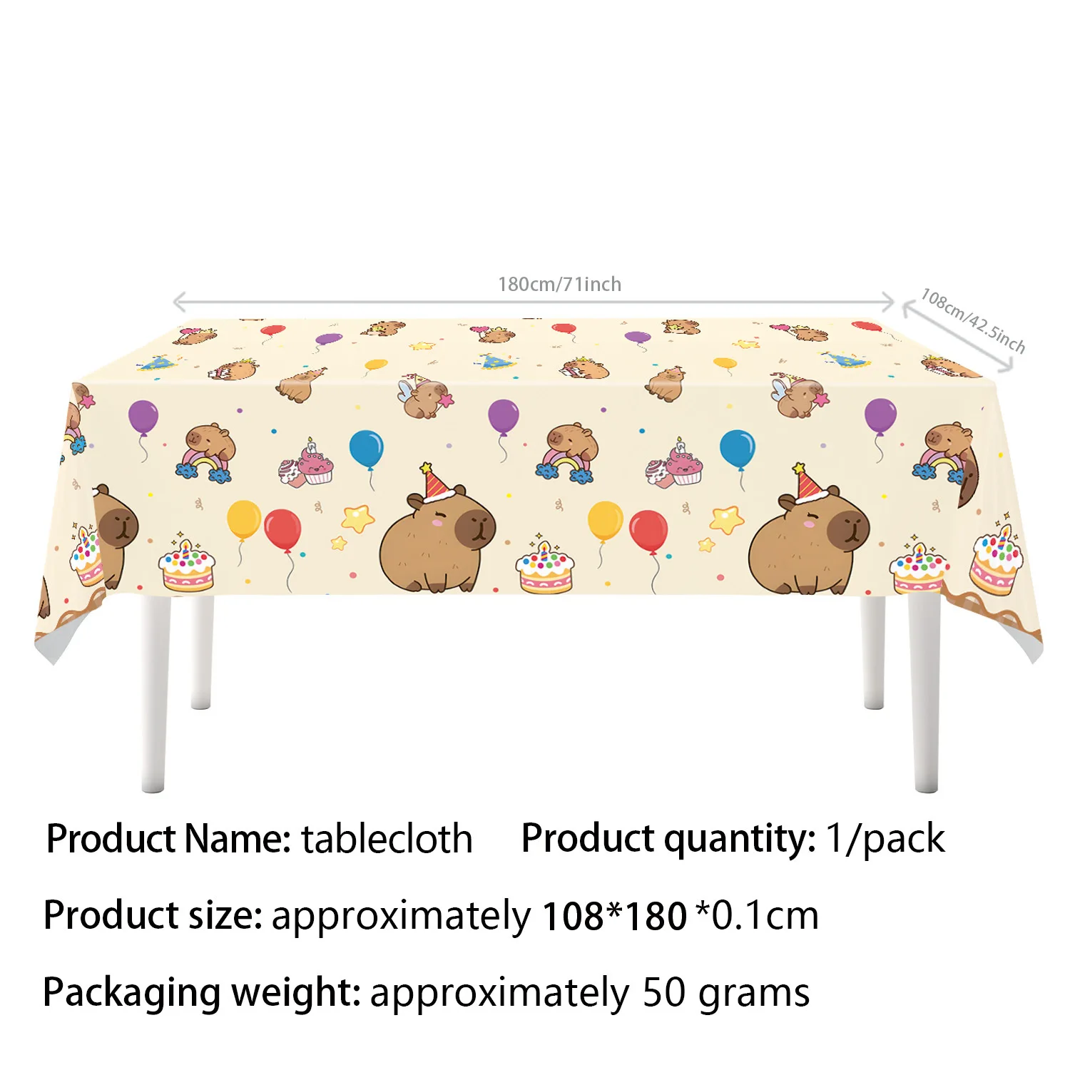 Kit De Vajilla Capybara Para Fiestas – 10 Platos, 10 Vasos Y 20 Servilletas De Papel, Decoración Temática Para Cumpleaños De 10 Invitados