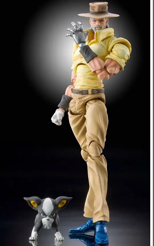 Original Medicos old Joseph Joestar Iggy model  bizarre adventure action figure toy