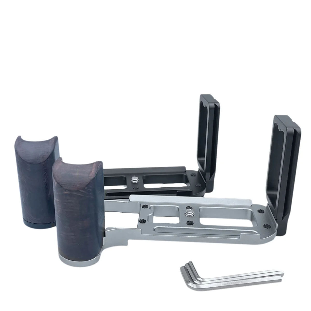 POSV-Camera لوحة الإفراج السريع L قوس L-شكل قبضة اليد العمودية مع 1/4 بوصة ترايبود المسمار لكاميرا نيكون DF أسود