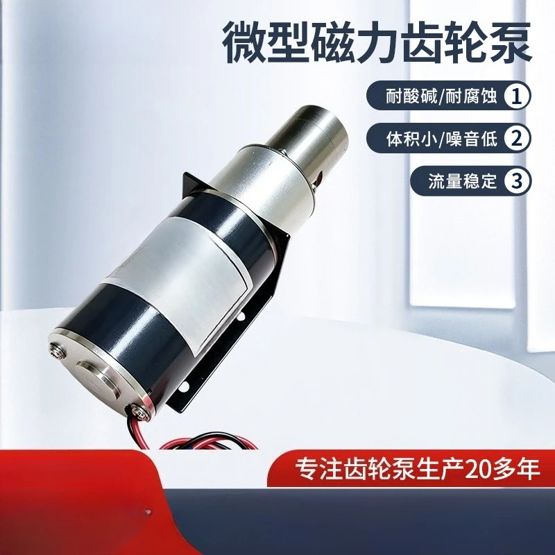 Filling Machine Magnetic Pump Miniature Corrosion Resistant Booster Magnetic Drive Gear Oil Pump Small Gear Pump
