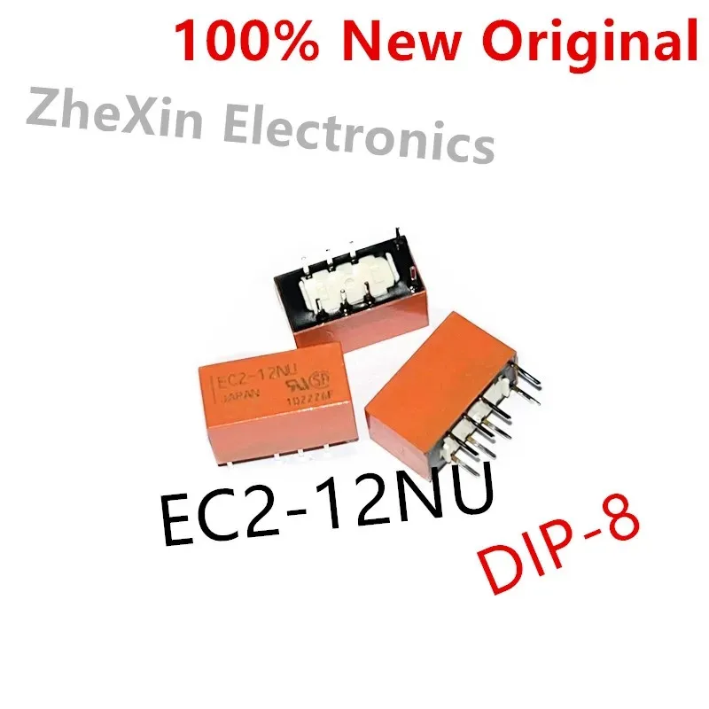 10PCS/Lot   EC2-5NU 、EC2-12NU 、EC2-4.5NU 、EC2-3TNU   DIP-8   New Original Signal Relay 2A DPDT   EC2