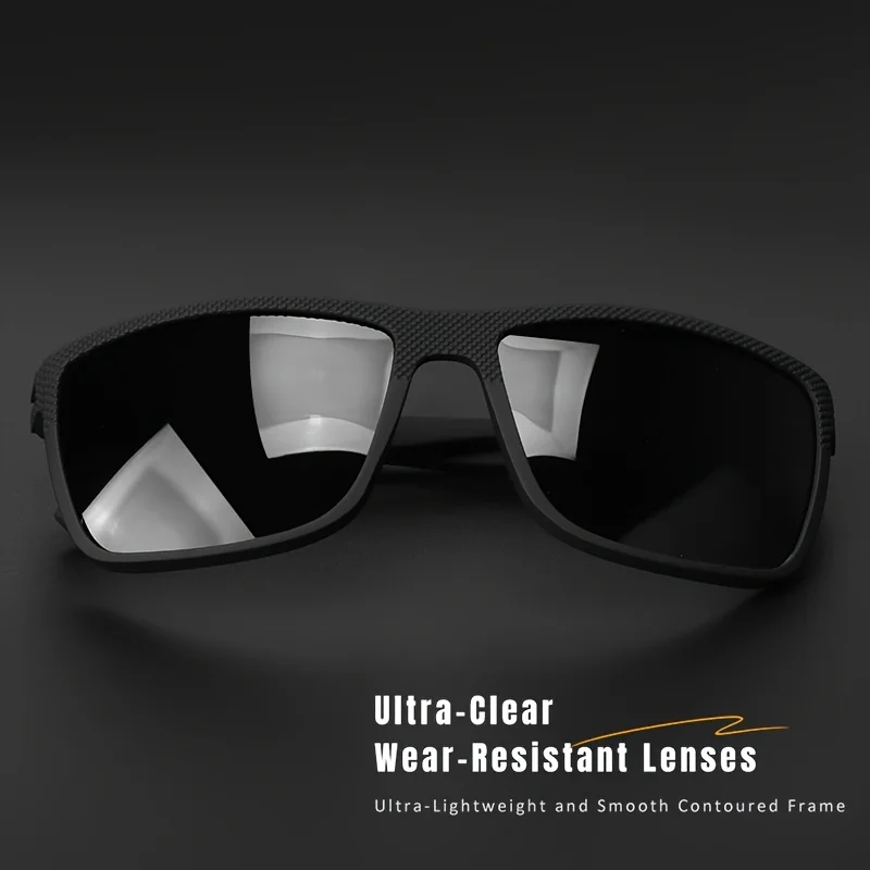 1/3PCS Square Frame Sports Sunglasses High-Quality Spring Hinges Coated Lenses Sun Glasses Vacation Driving Fishing Goggles image 5