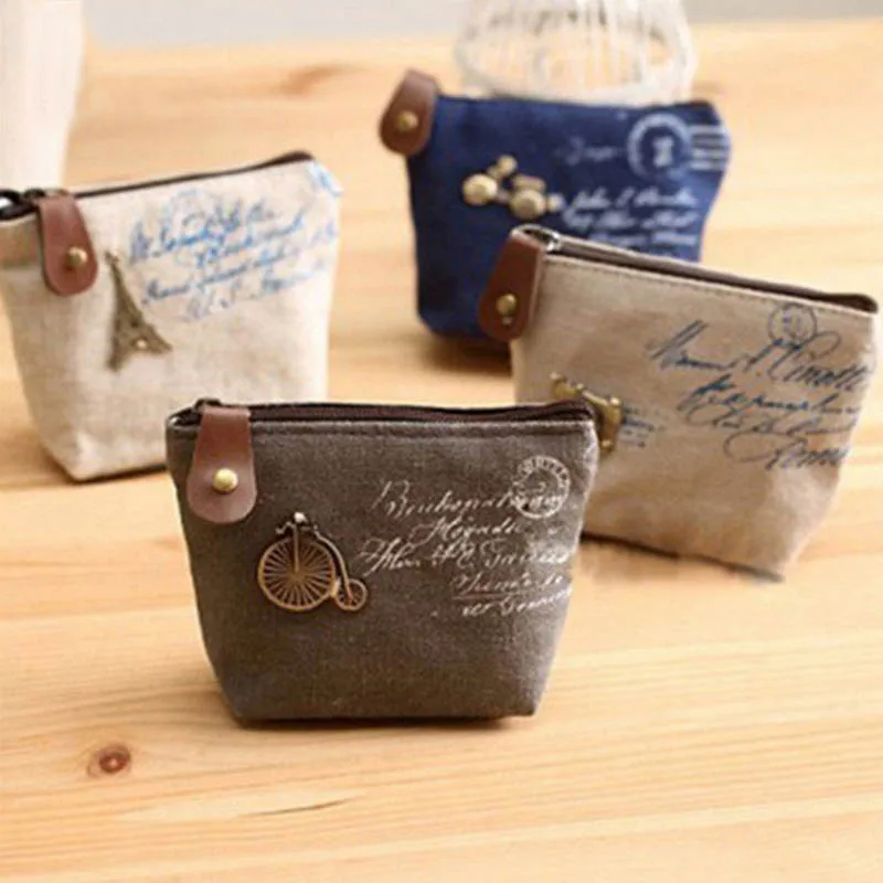 New Fashion Womens Lady Kid Coin Wallet Lady Small Mini Coin Pouch Zipper Money Key Earphone Line Mini Coin Purse Card Holder