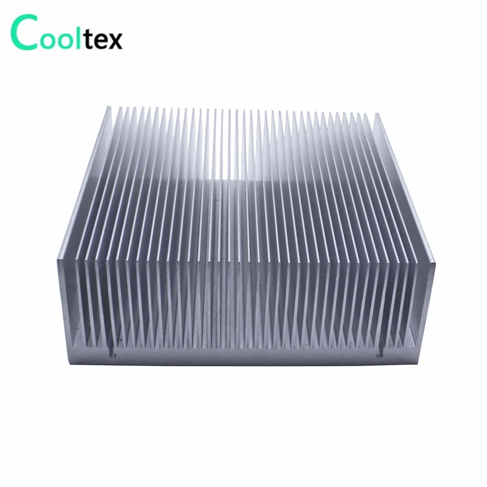 (High power) 125x125x45mm Aluminum HeatSink Heat Sink Radiator for Electronic LED Power Amplifier COOLER cooling