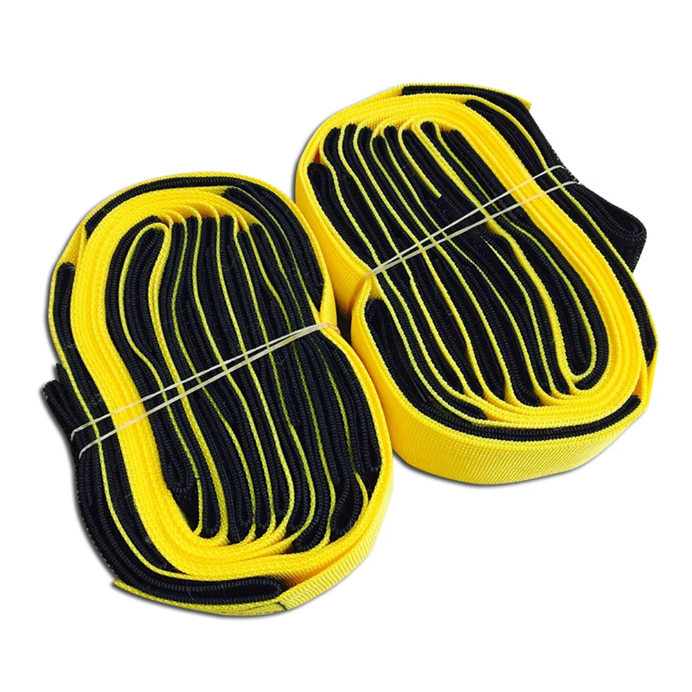

2 pcs Straps Outdoor Team Game Family Party Cooperative Walking Race Band Reusable Elastic Tie Bands For Adults