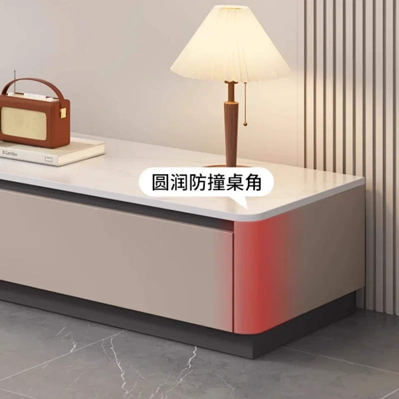 Nordic Modern Light Luxury Simple Vertical TV Cabinet Living Room Floor-standing Entertainment Center Monitor Stand Furniture