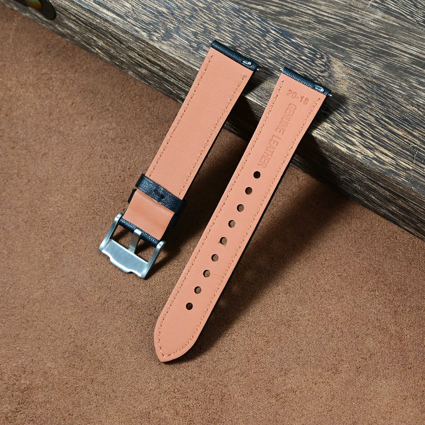 حزام ساعة من الجلد الطبيعي لأوميغا ساماستر 300 Speedmaster الإفراج السريع 20 مللي متر 22 مللي متر العالمي جلد البقر حزام أسورة يد #3