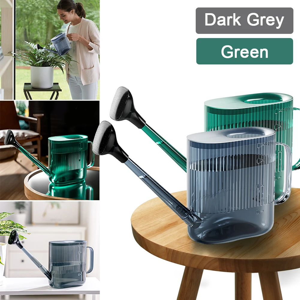 

1800ML Garden Watering Can with Sprinkler Head Plastic Watering Can Modern Water Can for Indoor Outdoor Plants