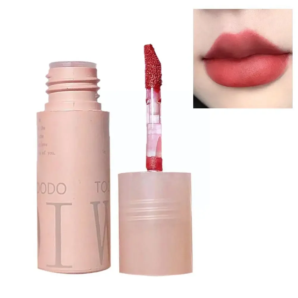 Heallor Toot Dodo بلسم الشفاه Mist Velvet Lip Glaze خفيف الوزن غير لامع مثل أحمر الشفاه كوب أحمر الشفاه Longlasti Mist Mouth Air غير لاصق Wa