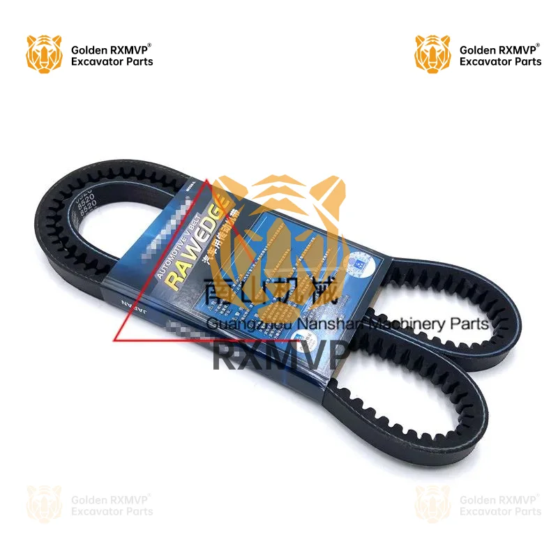 For Komatsu PC60/PC110/PC120/PC130-5/6/7/8 Fan Belt Air Conditioning Compressor Belt Excavator Accessories