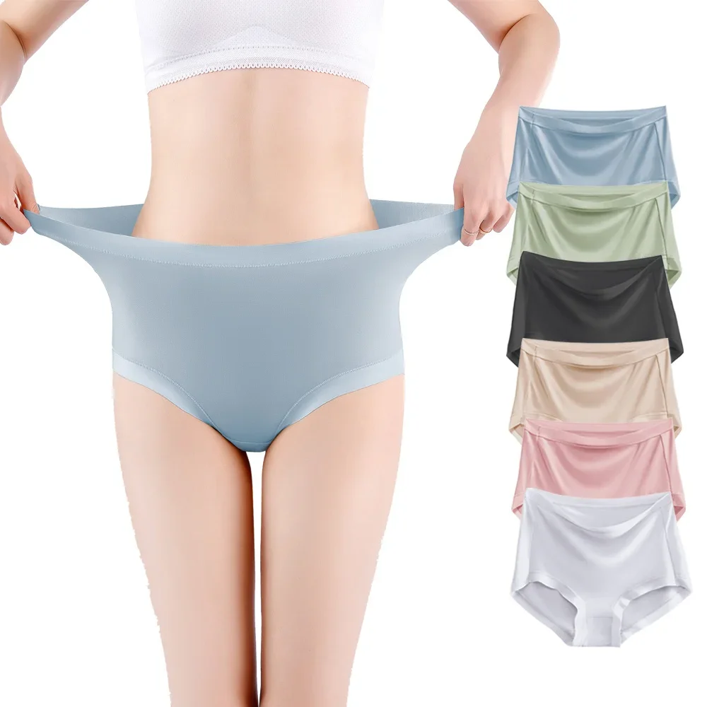 

6 Piece Women Panties Briefs Sexy Modal Soft Underwear Panties Women High Waist Breathable Briefs Underpants Girl Intimate Panty