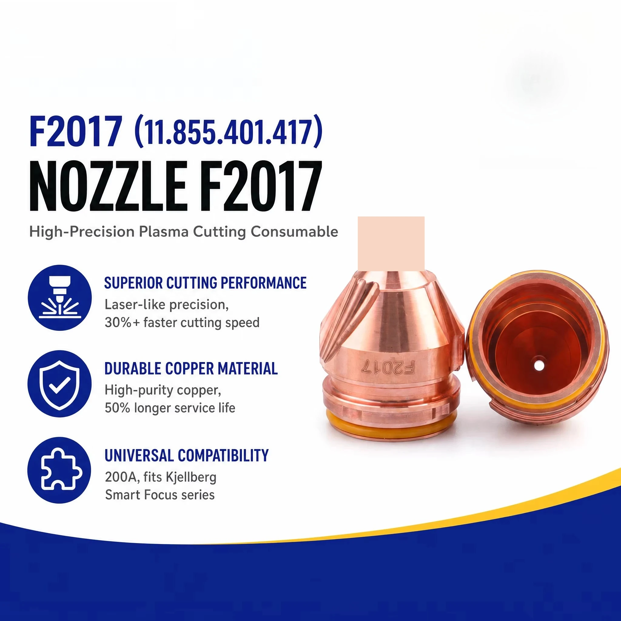 f2017-plasma-cutting-nozzle-part-number-11855401417-replacement-consumables-fit-kjellberg-plasma-torch