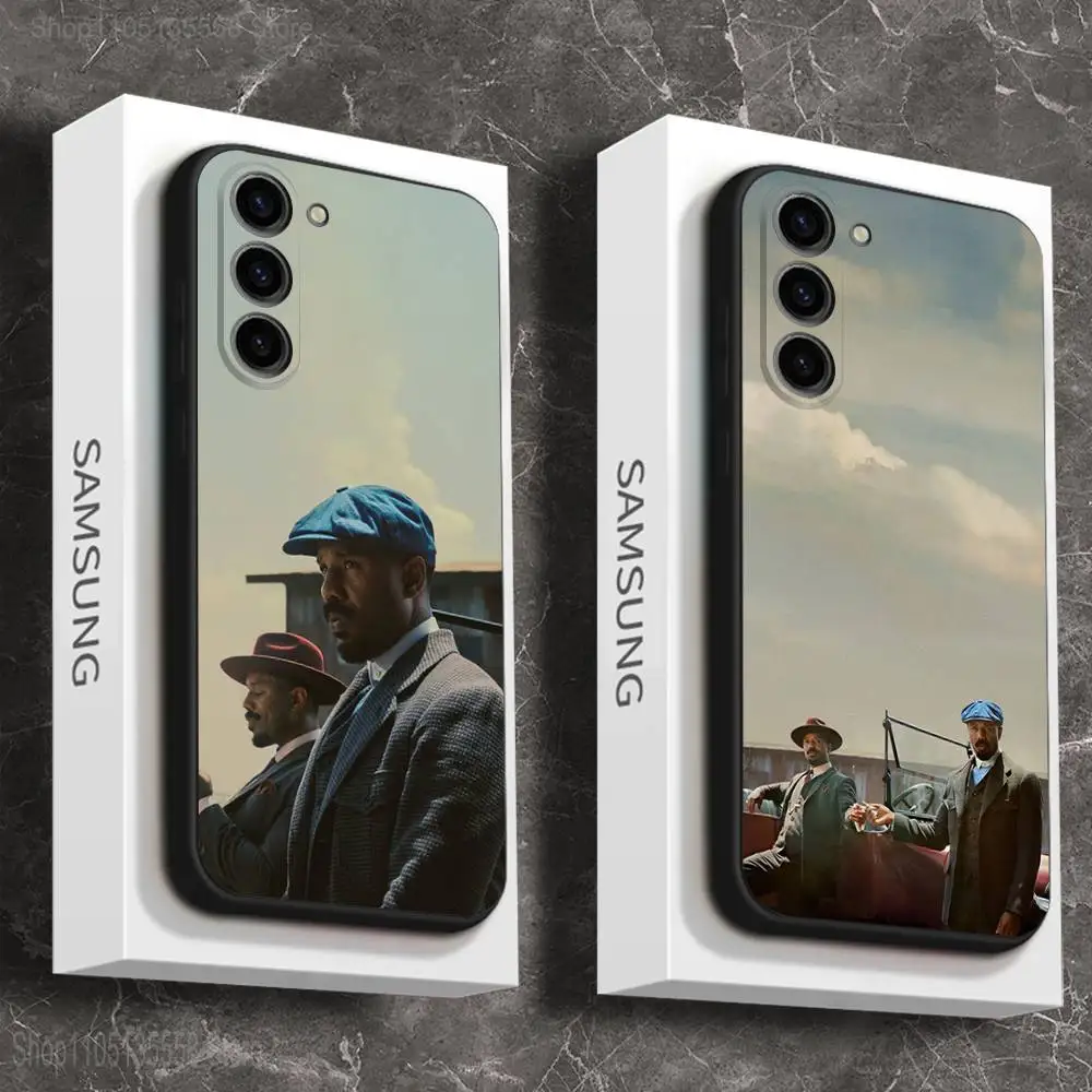حافظة لهاتف سامسونج جالاكسي A 73,72,51,53,52,71,22,5G,Note,J7,8,9 غطاء أسود ناعم من S-Sinners Movie 2025