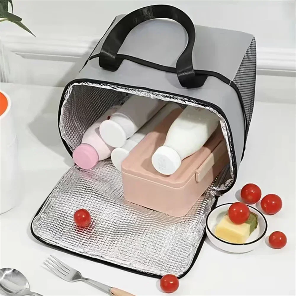 Storage Handbag Cooler Bags Waterproof Box Thermal Insulated Bag Fashion Hygiene-Friendly for Men and Women Food Tote