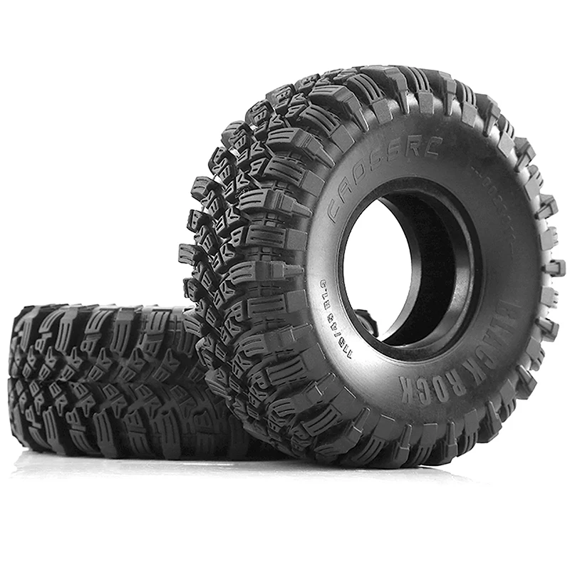 RC 4pcs 1.9 Inch Rubber Tyre 115 * 45mm for 1/10 Rc Crawler Car Trax Trx4 Axial Scx10 Wraith Scx10 Yikong Rgt Wrangler 1.9 Wheel