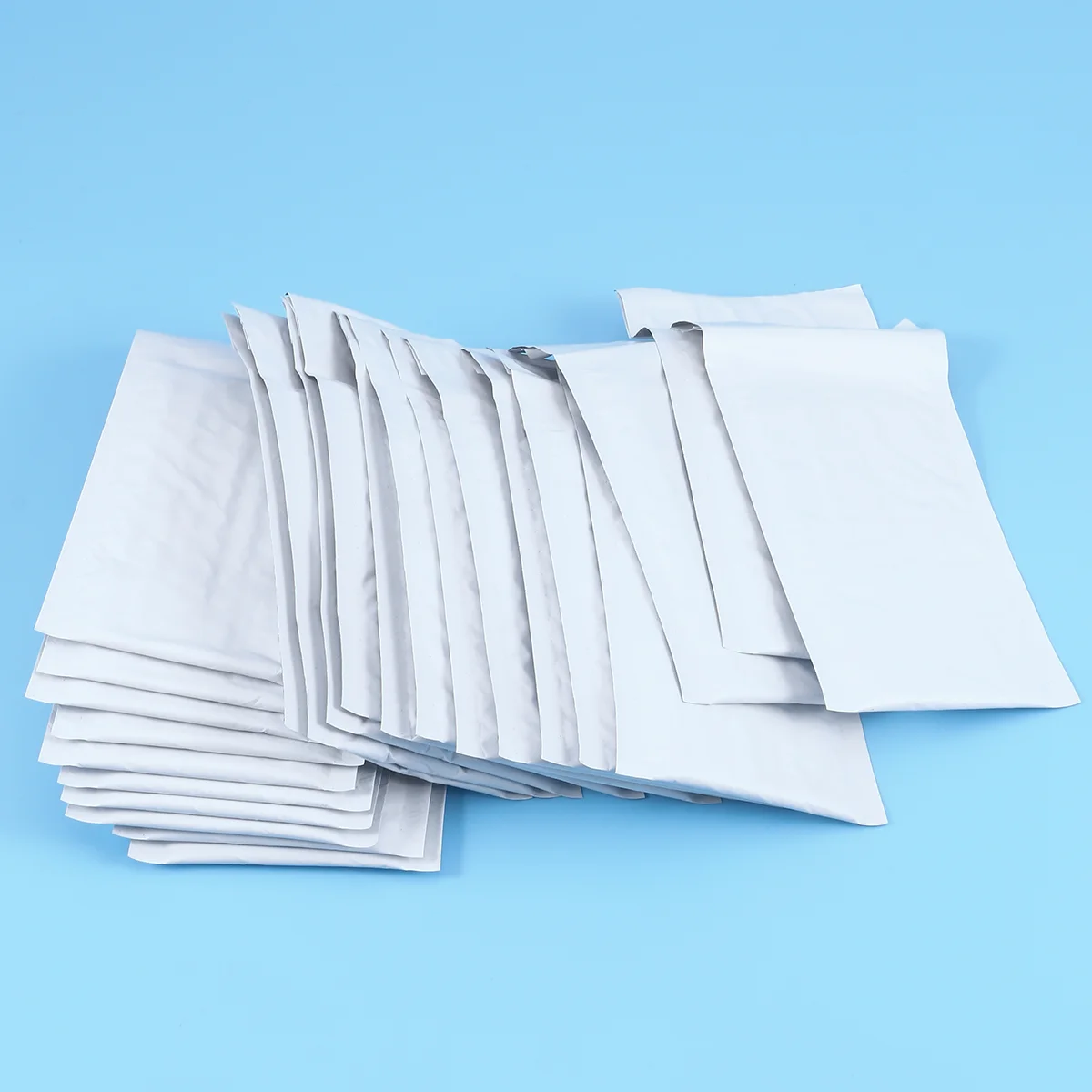 50 Pcs Plastic Envelopes with Closure Mailer Punch Packaging Mailing Quilting
